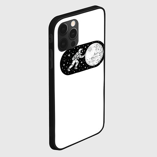 Чехол iPhone 12 Pro Max Space on / 3D-Черный – фото 2