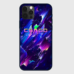 Чехол для iPhone 12 Pro Max Counter Strike go - neon, цвет: 3D-черный