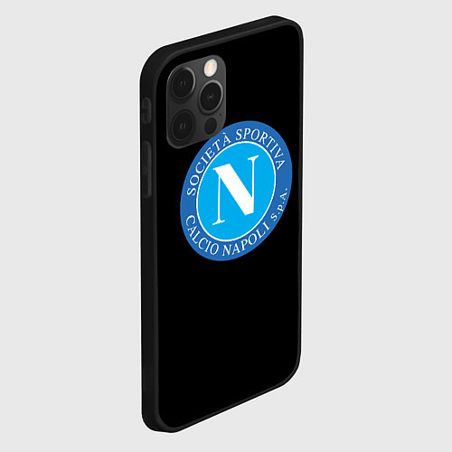 Чехол iPhone 12 Pro Max Napoli fc / 3D-Черный – фото 2