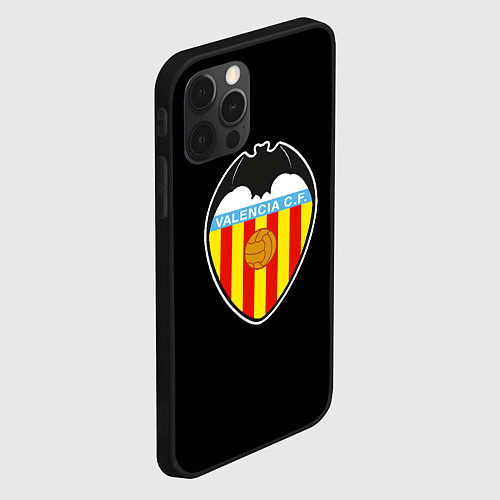 Чехол iPhone 12 Pro Max Valencia fc club sport / 3D-Черный – фото 2