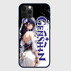 Чехол для iPhone 12 Pro Max Сёгун Райдэн из игры Геншин импакт, цвет: 3D-черный