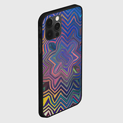 Чехол для iPhone 12 Pro Max Абстрактная мандала, цвет: 3D-черный — фото 2
