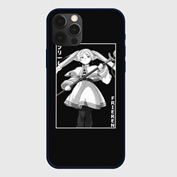 Чехол для iPhone 12 Pro Max Frieren waifu, цвет: 3D-черный