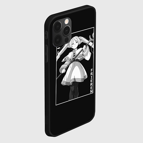 Чехол iPhone 12 Pro Max Frieren waifu / 3D-Черный – фото 2