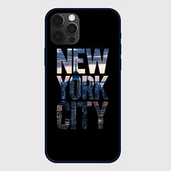 Чехол для iPhone 12 Pro Max New York City - USA, цвет: 3D-черный