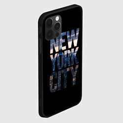 Чехол для iPhone 12 Pro Max New York City - USA, цвет: 3D-черный — фото 2