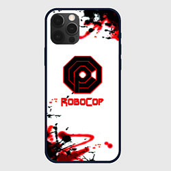 Чехол для iPhone 12 Pro Max Robocop краски, цвет: 3D-черный