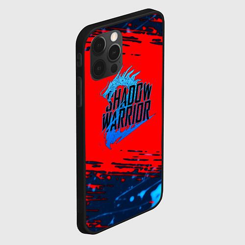 Чехол iPhone 12 Pro Max Shadow Warrior actions game / 3D-Черный – фото 2
