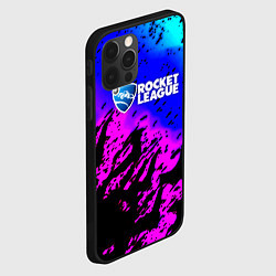 Чехол для iPhone 12 Pro Max Rocket League neon game, цвет: 3D-черный — фото 2