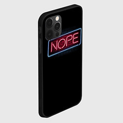 Чехол для iPhone 12 Pro Max Nope - neon, цвет: 3D-черный — фото 2