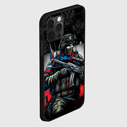 Чехол для iPhone 12 Pro Max Русский солдат, цвет: 3D-черный — фото 2