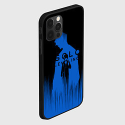 Чехол для iPhone 12 Pro Max Sung Jin Woo blue Shadow, цвет: 3D-черный — фото 2