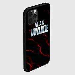 Чехол для iPhone 12 Pro Max Alan Wake dark strom, цвет: 3D-черный — фото 2