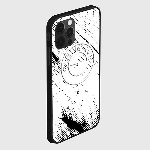 Чехол iPhone 12 Pro Max BMW краски / 3D-Черный – фото 2