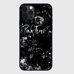 Чехол для iPhone 12 Pro Max Pink Floyd black ice, цвет: 3D-черный