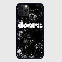 Чехол для iPhone 12 Pro Max The Doors black ice, цвет: 3D-черный