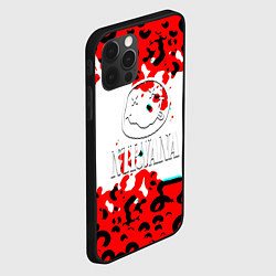 Чехол для iPhone 12 Pro Max Nirvana краски текстура, цвет: 3D-черный — фото 2