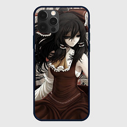 Чехол для iPhone 12 Pro Max Touhou Project Рейму sad, цвет: 3D-черный