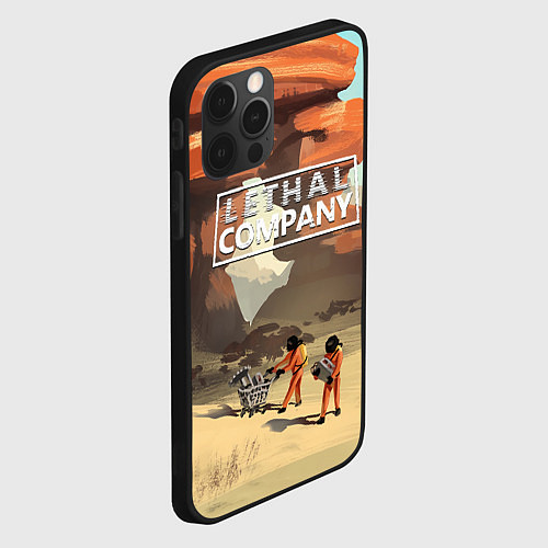 Чехол iPhone 12 Pro Max Lethal Company: Art / 3D-Черный – фото 2