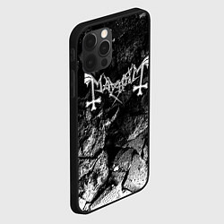 Чехол для iPhone 12 Pro Max Mayhem black graphite, цвет: 3D-черный — фото 2