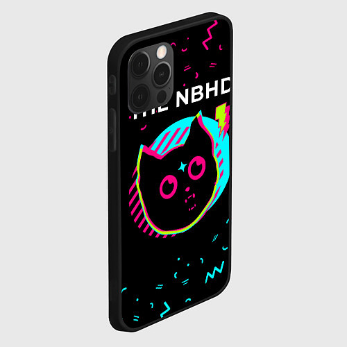Чехол iPhone 12 Pro Max The Neighbourhood - rock star cat / 3D-Черный – фото 2