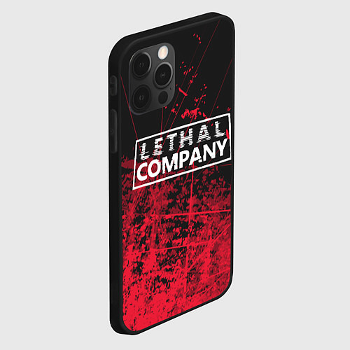 Чехол iPhone 12 Pro Max Lethal Company: Red Trail / 3D-Черный – фото 2