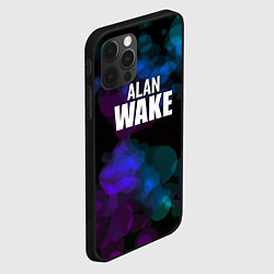 Чехол для iPhone 12 Pro Max Alan wake текстура, цвет: 3D-черный — фото 2