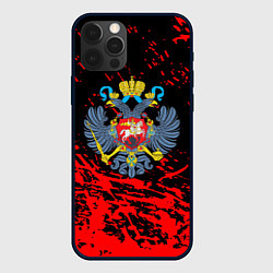 Чехол для iPhone 12 Pro Max Имперский греб России краски, цвет: 3D-черный