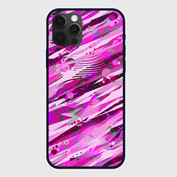 Чехол iPhone 12 Pro Max Розовые паттерны