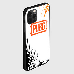 Чехол для iPhone 12 Pro Max PUBG краски гранж, цвет: 3D-черный — фото 2