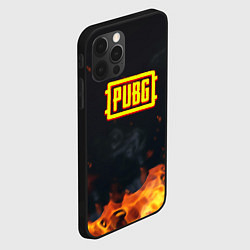 Чехол для iPhone 12 Pro Max Pubg fire abstraction, цвет: 3D-черный — фото 2