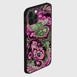 Чехол для iPhone 12 Pro Max Абстрактный узор, цвет: 3D-черный — фото 2