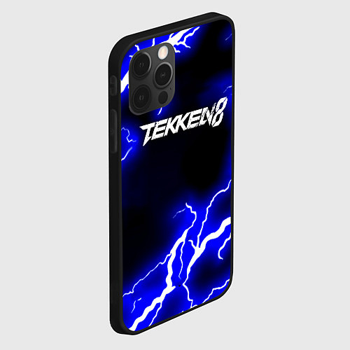 Чехол iPhone 12 Pro Max Tekken молнии / 3D-Черный – фото 2