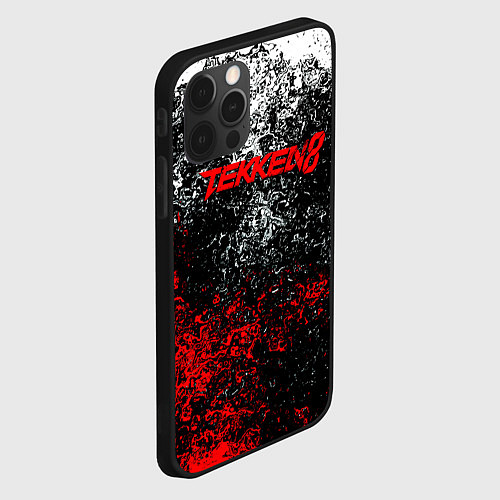 Чехол iPhone 12 Pro Max Tekken 8 брызги красок / 3D-Черный – фото 2