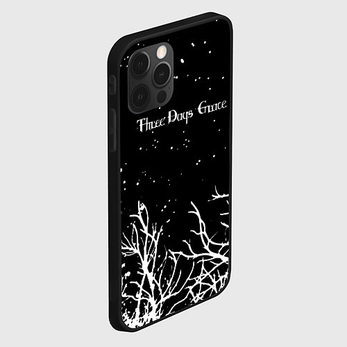 Чехол iPhone 12 Pro Max Three days grace night / 3D-Черный – фото 2