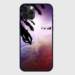 Чехол для iPhone 12 Pro Max Масс эффект вторжение, цвет: 3D-черный