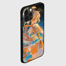 Чехол для iPhone 12 Pro Max Genshin Impact Ёимия smile, цвет: 3D-черный — фото 2