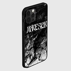 Чехол для iPhone 12 Pro Max Maneskin black graphite, цвет: 3D-черный — фото 2