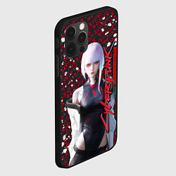 Чехол для iPhone 12 Pro Max Lucyna Kushinada - Cyberpunk: Edgerunners, цвет: 3D-черный — фото 2