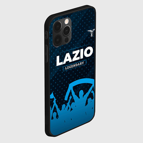 Чехол iPhone 12 Pro Max Lazio legendary форма фанатов / 3D-Черный – фото 2