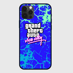 Чехол для iPhone 12 Pro Max GTA вайсити неоновая текстура, цвет: 3D-черный