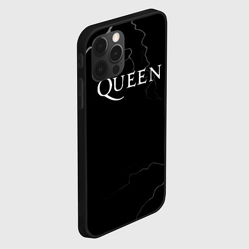 Чехол iPhone 12 Pro Max Queen квин король / 3D-Черный – фото 2
