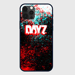 Чехол для iPhone 12 Pro Max Dayz глитч брызги красок, цвет: 3D-черный