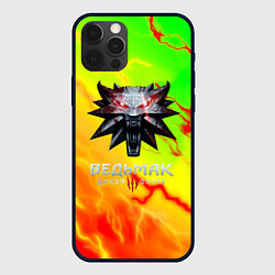 Чехол для iPhone 12 Pro Max Ведьмак шторм стиль охотник, цвет: 3D-черный