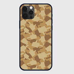 Чехол для iPhone 12 Pro Max Фак - камуфляж, цвет: 3D-черный