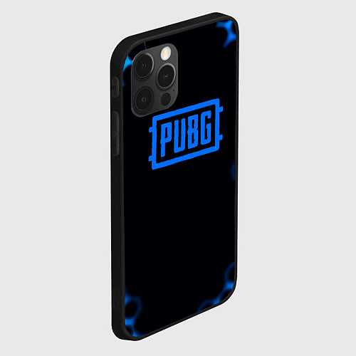 Чехол iPhone 12 Pro Max Pubg текстура броня / 3D-Черный – фото 2