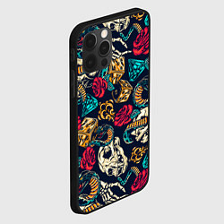 Чехол для iPhone 12 Pro Max Tattoo dice, цвет: 3D-черный — фото 2