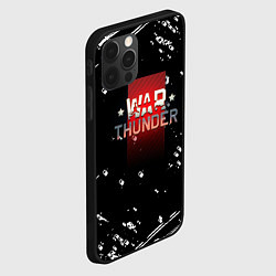 Чехол для iPhone 12 Pro Max Warthunder белые краски онлайн, цвет: 3D-черный — фото 2