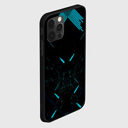 Чехол для iPhone 12 Pro Max Неоновые пули, цвет: 3D-черный — фото 2
