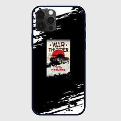 Чехол для iPhone 12 Pro Max Warthunder краски, цвет: 3D-черный